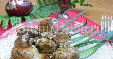 Рецепт Шампиньонов, запеченных на костре