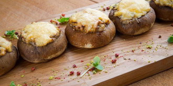 Рецепт Запеченных шампиньонов по-итальянски