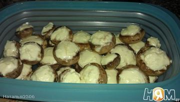 Рецепт Запеченных шампиньонов