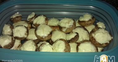 Рецепт Запеченных шампиньонов