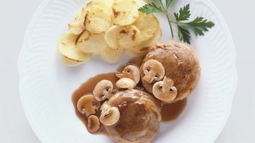 Рецепт Жареных вешенок с картошкой