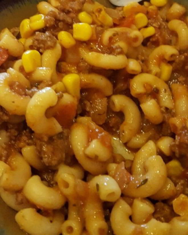 Рецепт гуляша из фарша с макаронами