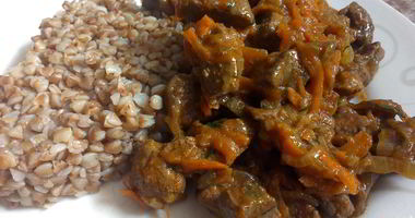 Рецепт Гуляша из говяжьего сердца