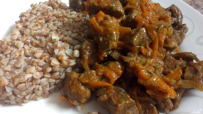 Рецепт гуляша из говяжьего сердца