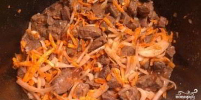 Рецепт гуляша из говяжьего сердца