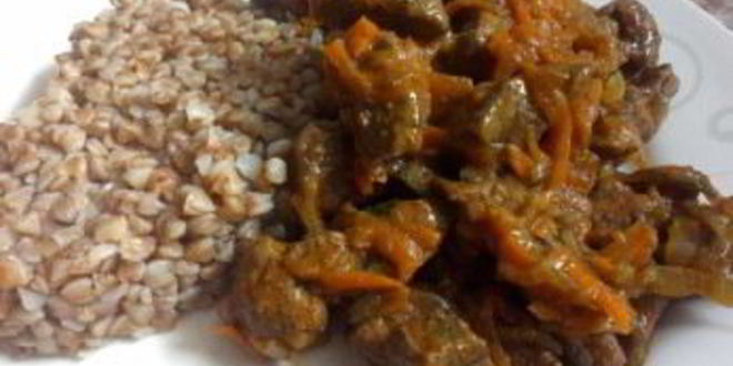 Рецепт гуляша из говяжьего сердца