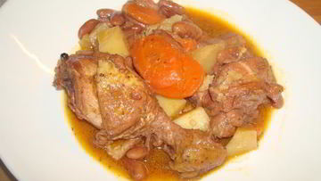 Рецепт Гуляша из красной фасоли и курицы