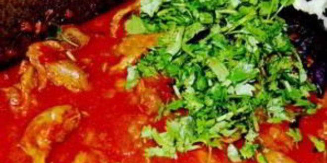 Рецепт гуляша из куриных потрохов