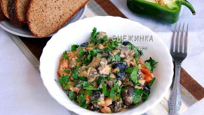 Рецепт гуляша из лесных грибов