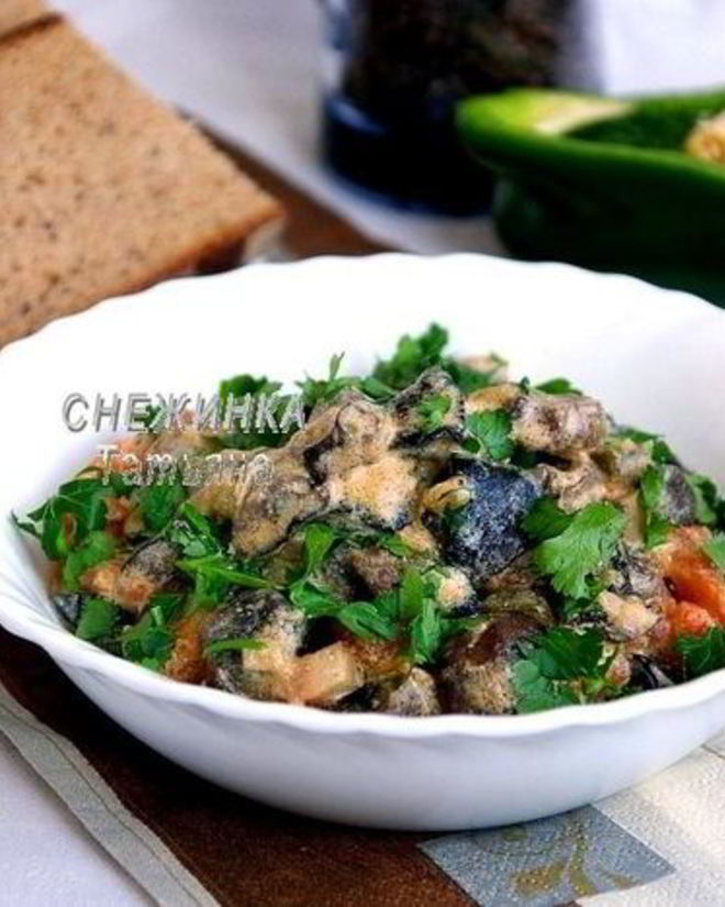 Рецепт гуляша из лесных грибов