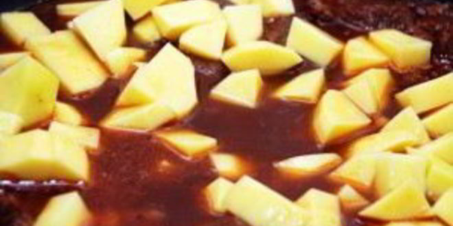 Рецепт гуляша из мраморной говядины