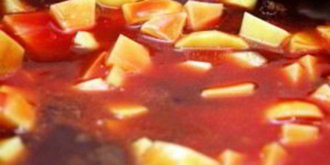 Рецепт гуляша из мраморной говядины