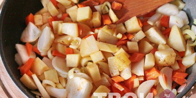 Рецепт гуляша из печени говяжьей