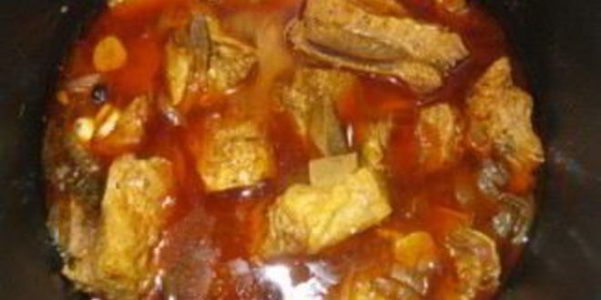 Рецепт гуляша из ребрышек