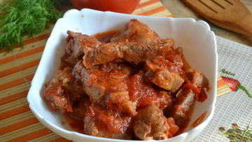 Рецепт Гуляша из свинины с подливкой