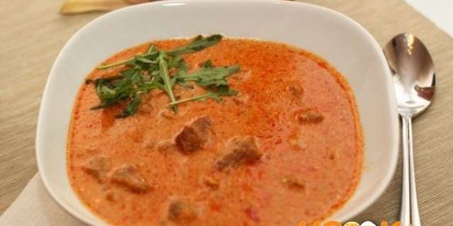 Рецепт гуляша из свинины с помидорами