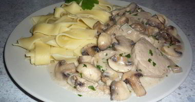 Рецепт Гуляша из свинины с шампиньонами