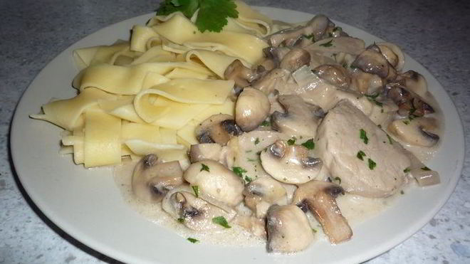 Рецепт гуляша из свинины с шампиньонами