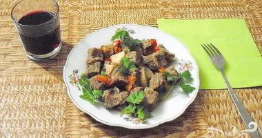 Рецепт Гуляша из телятины на Новый год