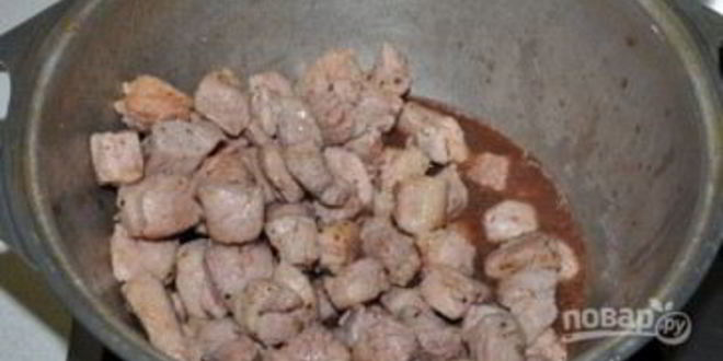 Рецепт гуляша с красным вином