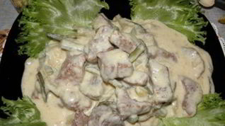 Рецепт Гуляша со сливками