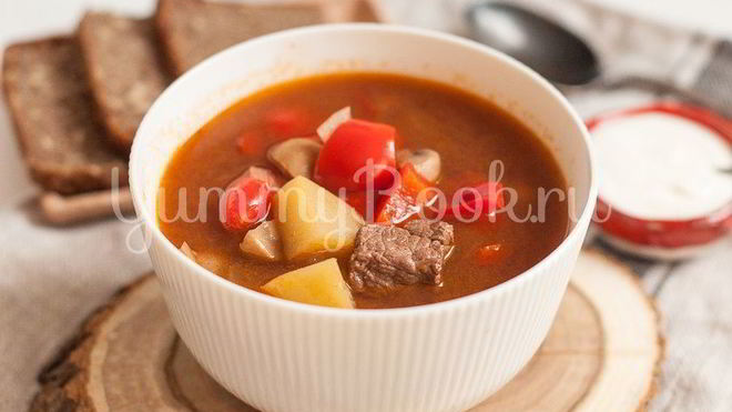 Рецепт гуляша в мультиварке