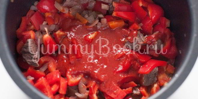 Рецепт гуляша в мультиварке