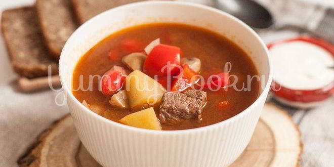 Рецепт гуляша в мультиварке
