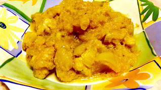 Рецепт Куриного гуляша с тыквой и яблоком