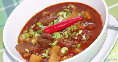 Рецепт Супа-гуляша по-венгерски