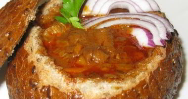 Рецепт Супа-гуляша в хлебе