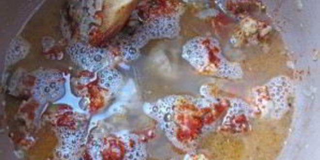 Рецепт венгерского супа-гуляша в хлебе