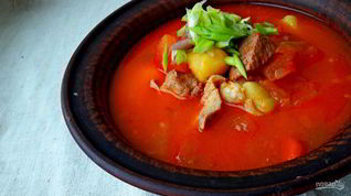 Рецепт Венгерского супа-гуляша