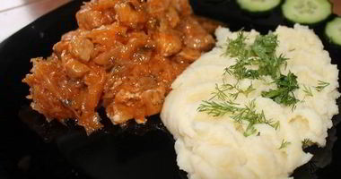 Рецепт Картофельного пюре со свининой