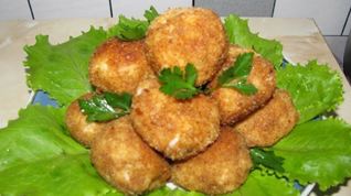 Рецепт Клецек из куриного филе с луком