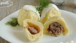 Рецепт Клецек картофельных с мясом