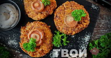 Рецепт Котлет из грибов