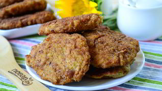 Рецепт Котлет из кабачков и фарша жареные