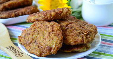 Рецепт Котлет из кабачков и фарша жареные