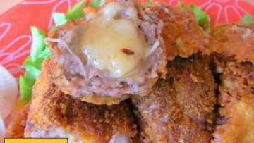 Рецепт Котлет из трех видов мяса с сыром и чесноком