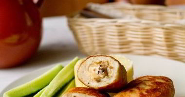 Рецепт Куриных котлет с грибами и сыром