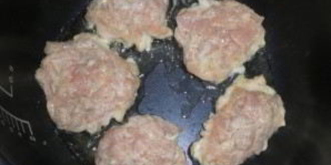 Рецепт куриных котлет с крахмалом