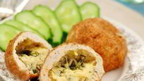 Рецепт Куриных котлет с сырной начинкой
