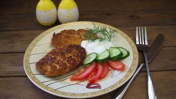 Рецепт Куриных котлет со сметаной