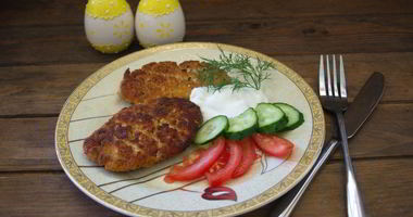 Рецепт Куриных котлет со сметаной