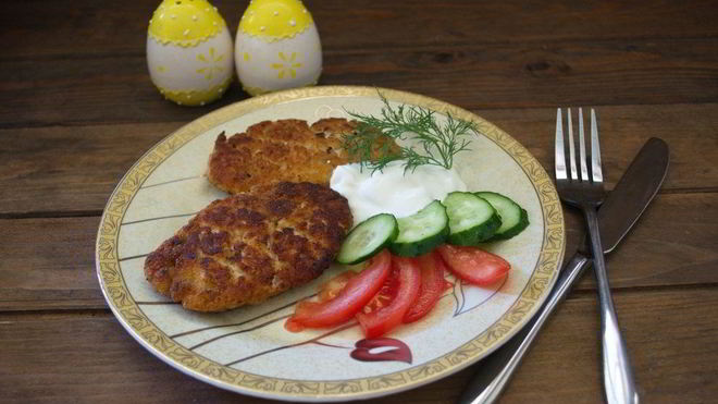 Рецепт куриных котлет со сметаной