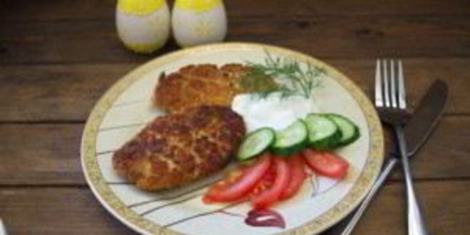 Рецепт куриных котлет со сметаной