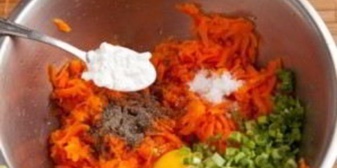 Рецепт морковных котлет без манки