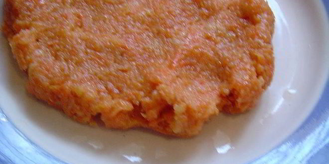 Рецепт морковных котлет с яблоками, курагой и изюмом