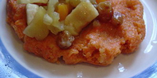 Рецепт морковных котлет с яблоками, курагой и изюмом
